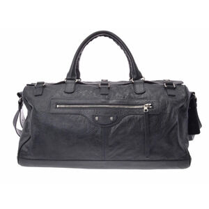 Balenciaga Squash lambskin Khaki Brown Green Boston bag strap